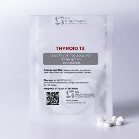 THYROID T3 25mcg – 100 Tablets UP